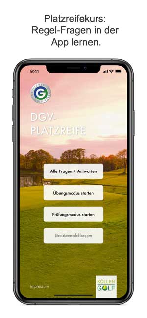 App Golfregeln Platzreife